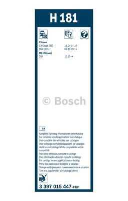 Щетка стеклоочистителя BOSCH 3 397 015 447