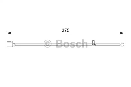 Сигнализатор износ тормозных колодок BOSCH 1 987 474 562