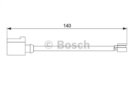Сигнализатор износ тормозных колодок BOSCH 1 987 474 566