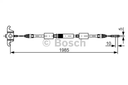 Трос стояночного тормоза BOSCH 1 987 482 128