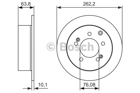Тормозной диск BOSCH 0 986 479 061