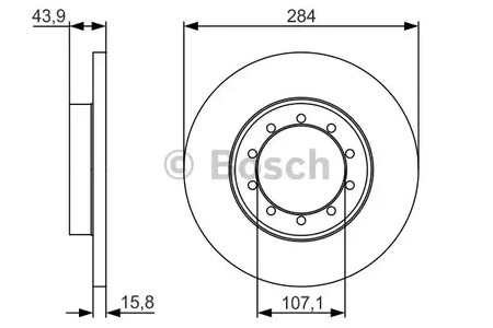 Тормозной диск BOSCH 0 986 479 A34