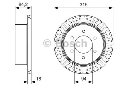 Тормозной диск BOSCH 0 986 479 C32