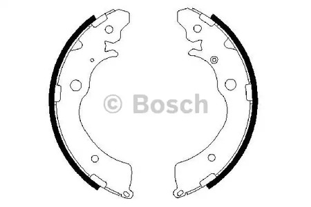 Комплект тормозных колодок BOSCH 0 986 487 440