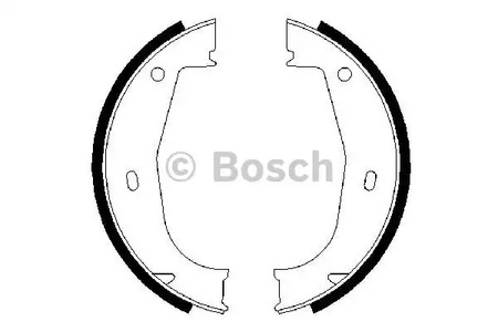 Комплект колодок стояночного тормоза BOSCH 0 986 487 520
