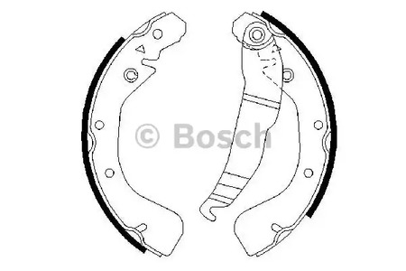 Комплект тормозных колодок BOSCH 0 986 487 554