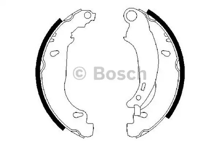 Комплект тормозных колодок BOSCH 0 986 487 568