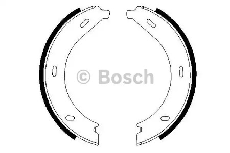 Комплект колодок стояночного тормоза BOSCH 0 986 487 605