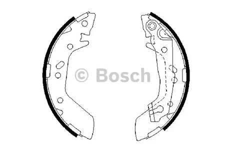 Комплект тормозных колодок BOSCH 0 986 487 655