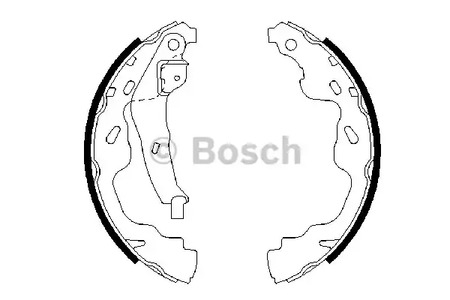 Комплект тормозных колодок BOSCH 0 986 487 665