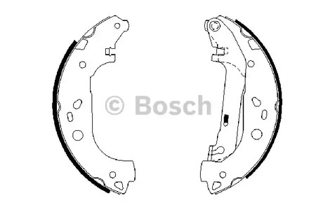 Комплект тормозных колодок BOSCH 0 986 487 667