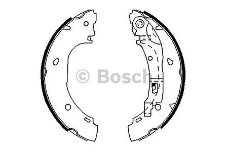 Комплект тормозных колодок BOSCH 0 986 487 701