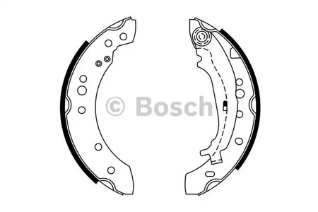 Комплект тормозных колодок BOSCH 0 986 487 746