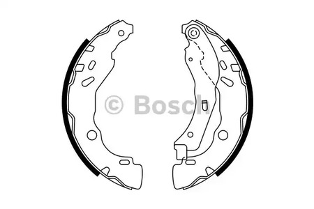 Комплект тормозных колодок BOSCH 0 986 487 771