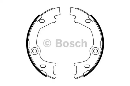 Комплект колодок стояночного тормоза BOSCH 0 986 487 777