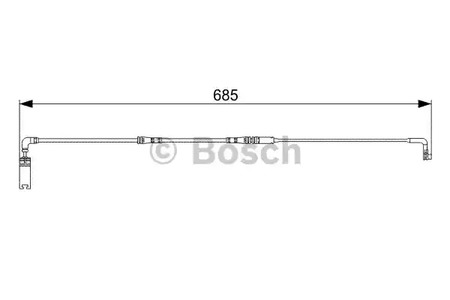 Сигнализатор износ тормозных колодок BOSCH 1 987 473 003