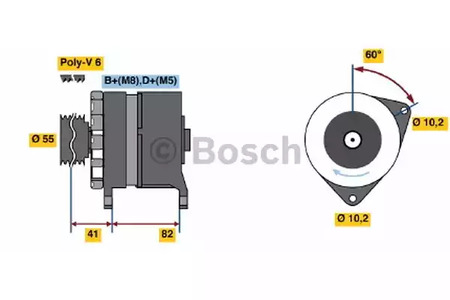 Генератор BOSCH 0 120 468 134
