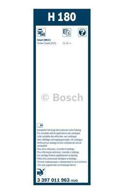 Щетка стеклоочистителя задний BOSCH 3397011963