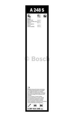 Щетка стеклоочистителя BOSCH 3397014248