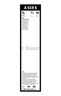 Щетка стеклоочистителя aerotwin BOSCH 3397014519