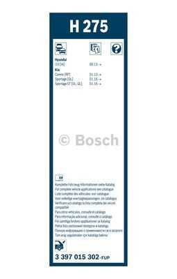 Щетка стеклоочистителя BOSCH 3397015302