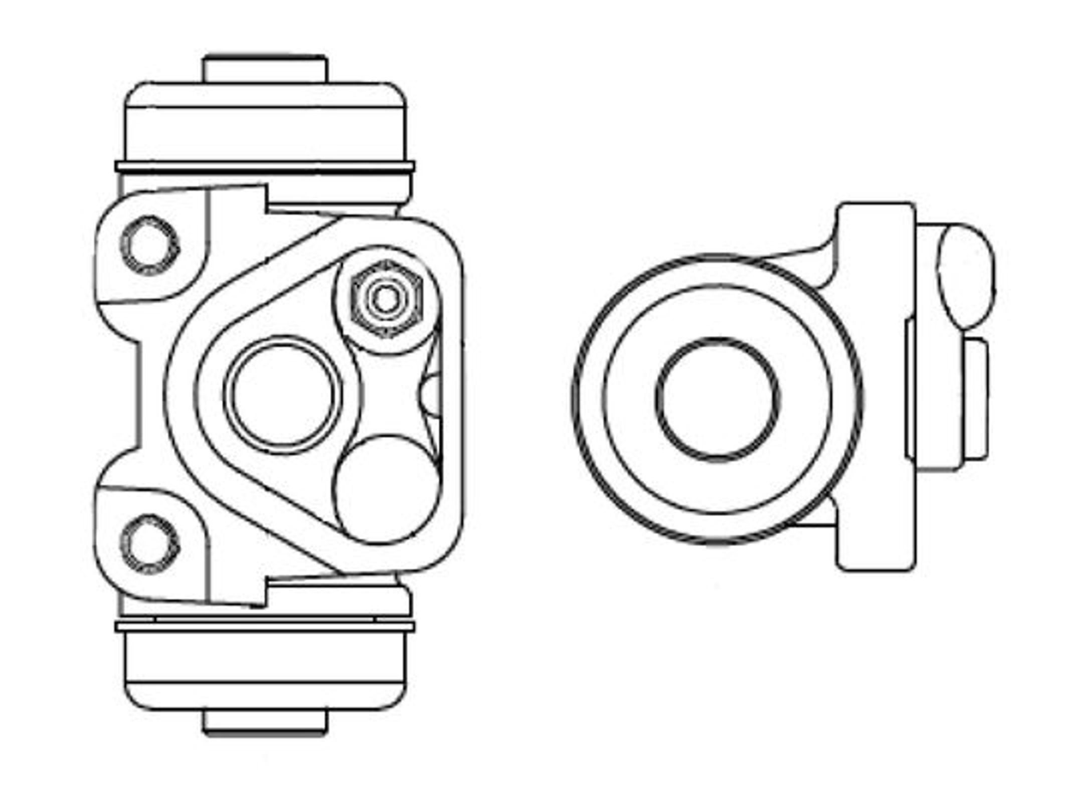 Колесный тормозной цилиндр BOSCH F026002368