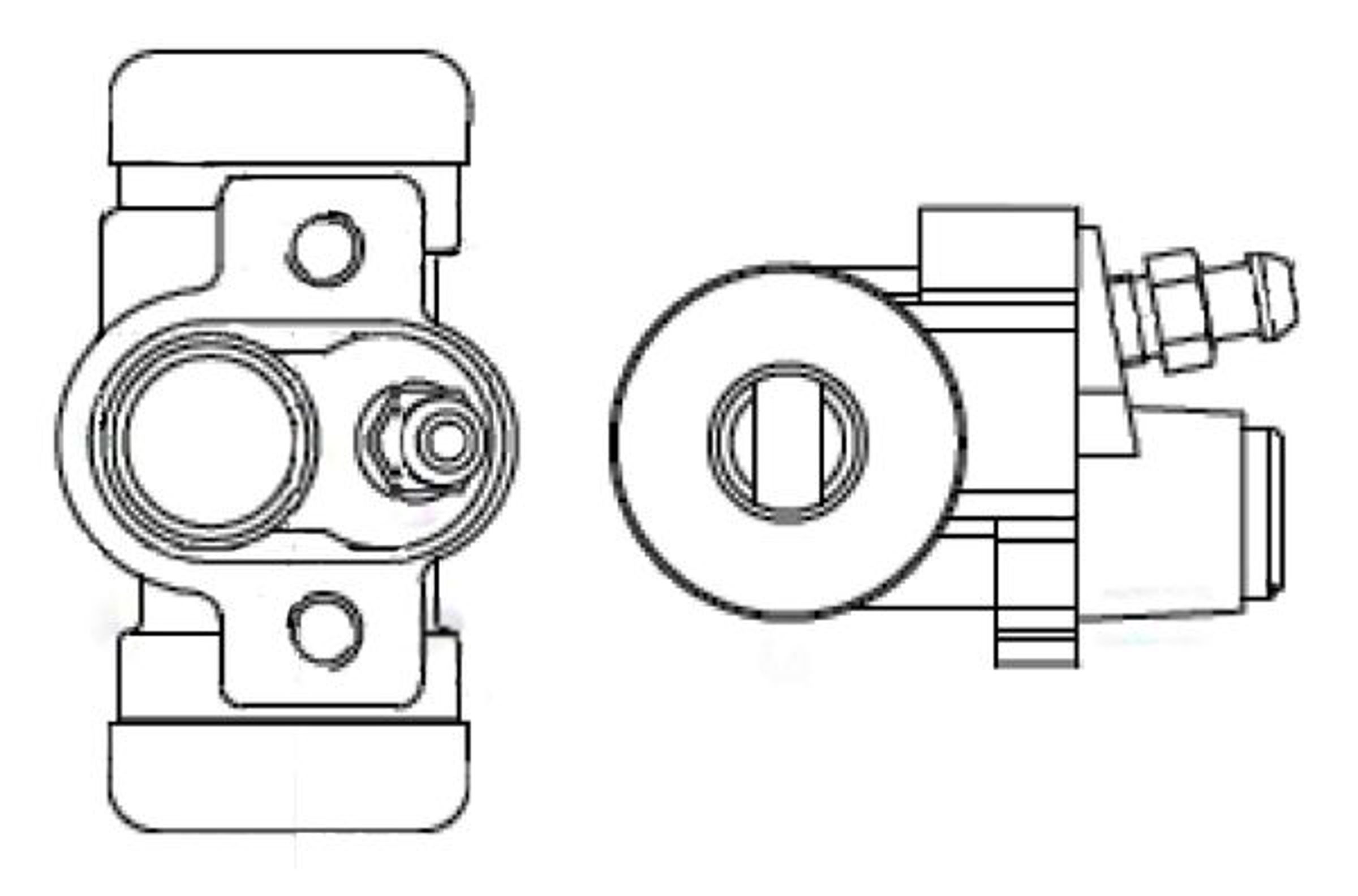 Колесный тормозной цилиндр BOSCH F026002384