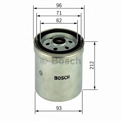 Топливный фильтр BOSCH F026402035