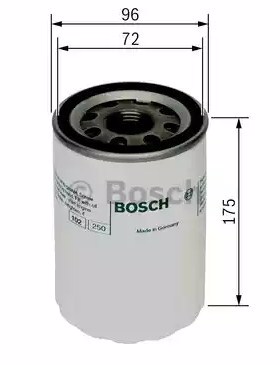 Масляный фильтр BOSCH F026407081