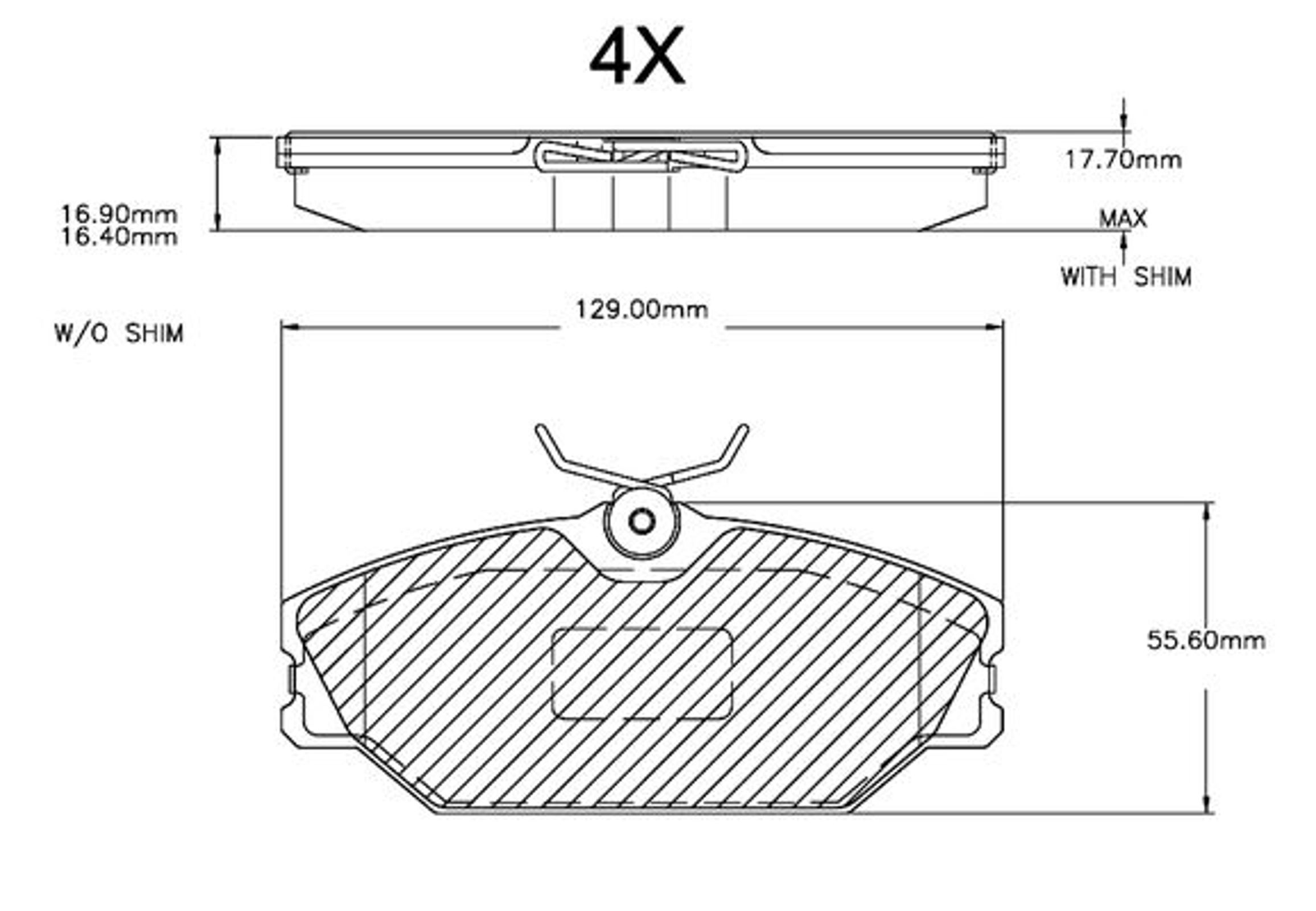 Комплект тормозных колодок дисковый тормоз BOSCH F03A150015