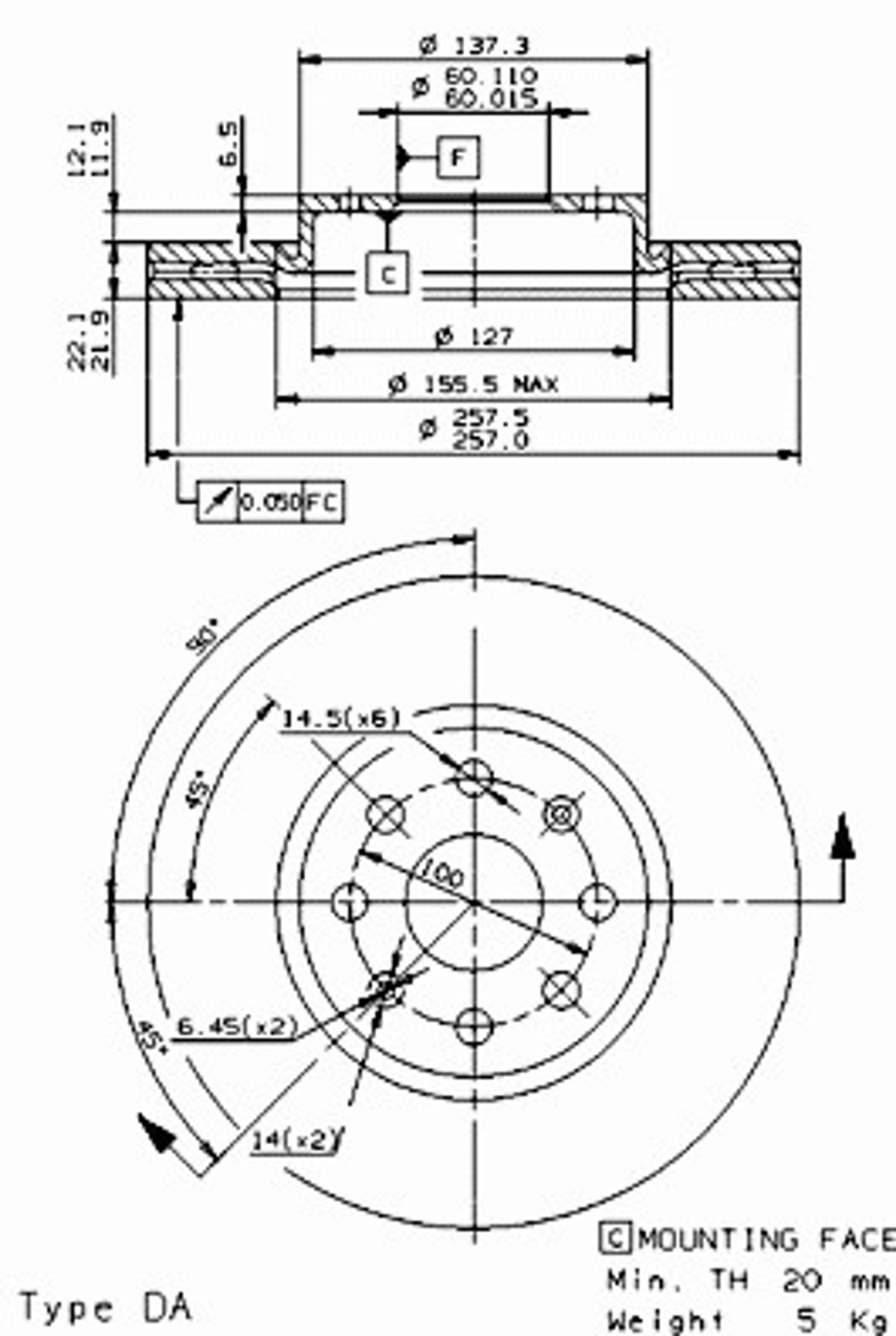 Диск тормозной BRECO BS 8599