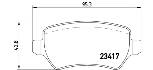 Комплект тормозных колодок дисковый тормоз BREMBO 07B.315.21