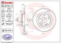 Disc BREMBO 08.D718.11