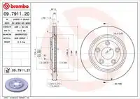 Тормозной диск prime line - uv coated