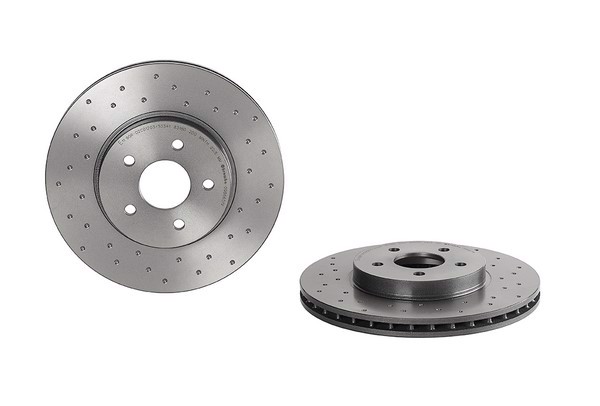 Диск тормозной передний BREMBO 09.8665.1X