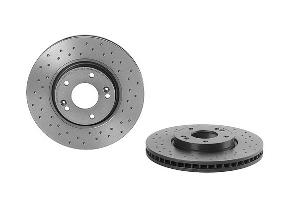 Диск тормозной perforowana wentylowana передн. лев/прав BREMBO 09.A532.1X