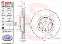 Disc BREMBO 09.D423.11