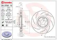 09.d762.10 автозапчасть BREMBO 09.D762.10
