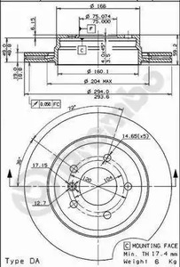 Тормозной диск prime line - uv coated