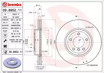 Тормозной диск prime line - uv coated