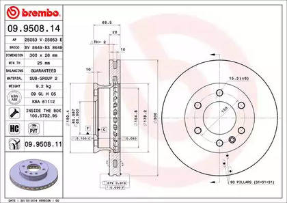 Тормозной диск prime line - uv coated