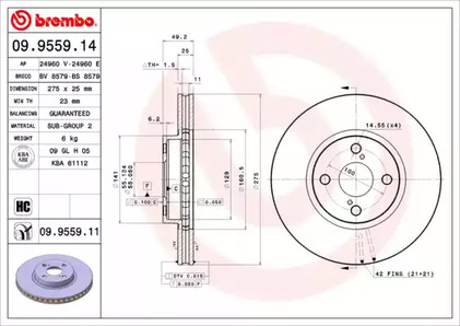 Тормозной диск prime line - uv coated