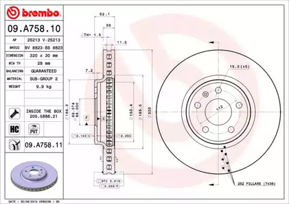 Тормозной диск prime line - uv coated