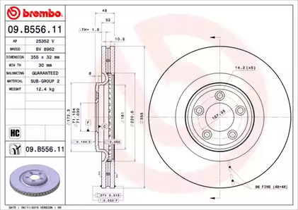 Тормозной диск prime line - uv coated