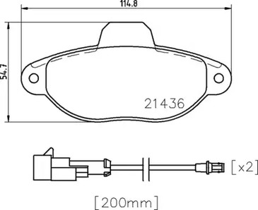 Тормозные колодки BREMBO P 24 147