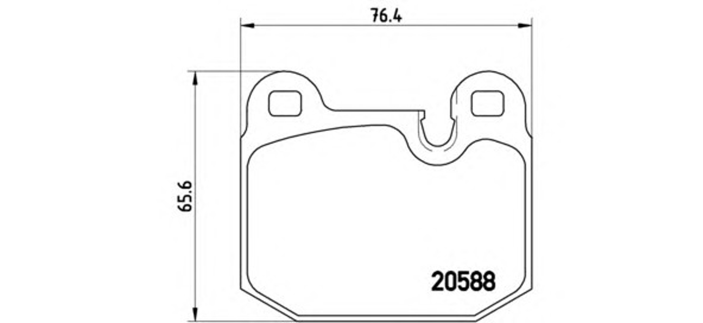 Колодки тормозные дисковые BREMBO P06006