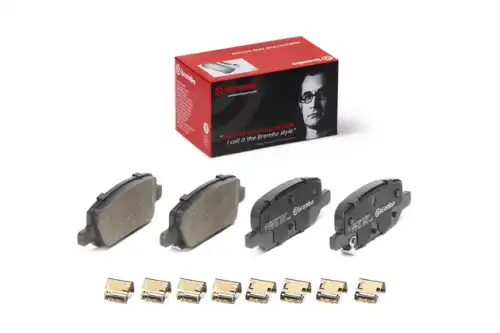 Колодки тормозные дисковые комплект BREMBO P09027
