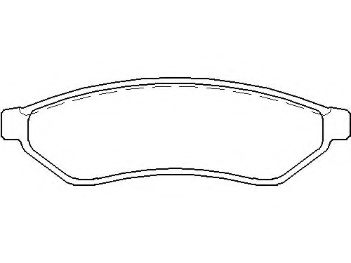Тормозные колодки BREMBO P10008
