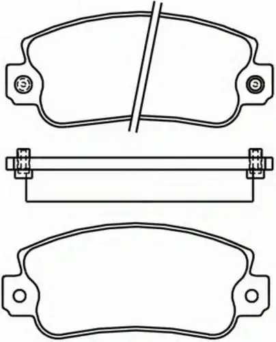 Тормозные колодки BREMBO P23013