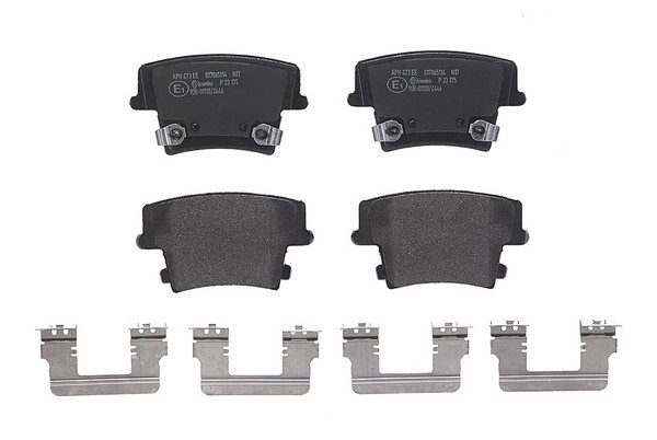 Колодки тормозные задние chrysler 300c 2.7/3.5/5.7/6.1 v8 04 заменяет BREMBO P23175